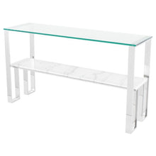 Load image into Gallery viewer, Tierra Console Table White Marble