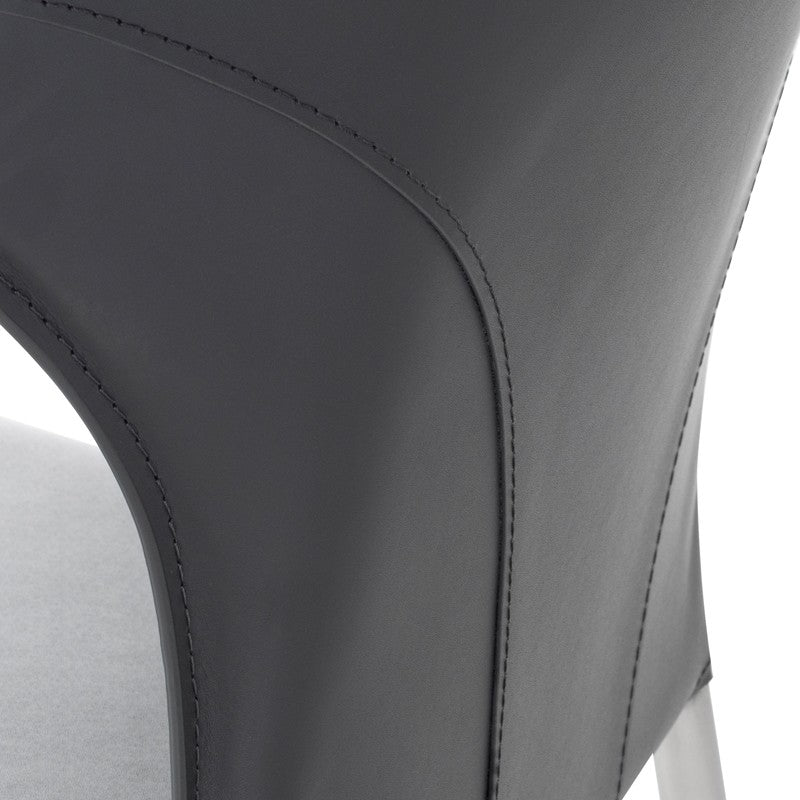 Wayne Dining Chair With Metal Legs
