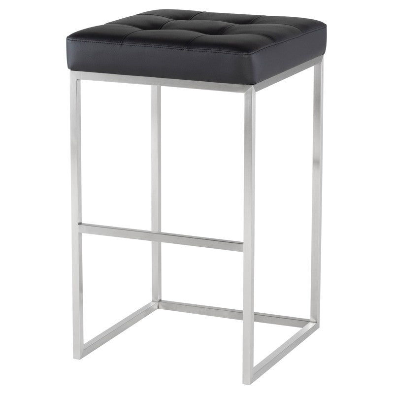 Chi Bar Stool In Brushed Stainless