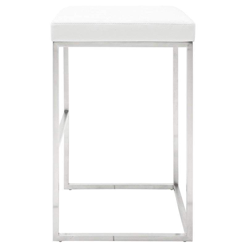Chi Bar Stool In Brushed Stainless