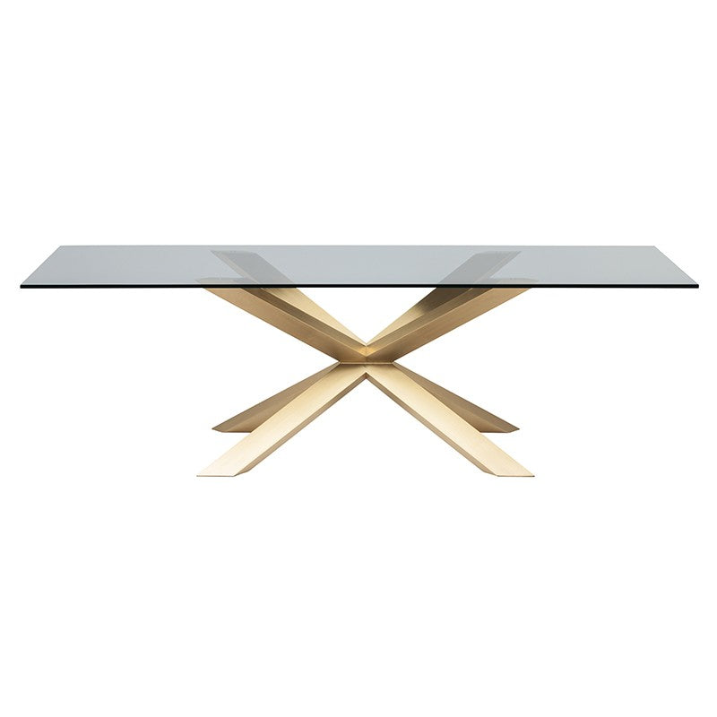 Couture Glass Top Dining Table