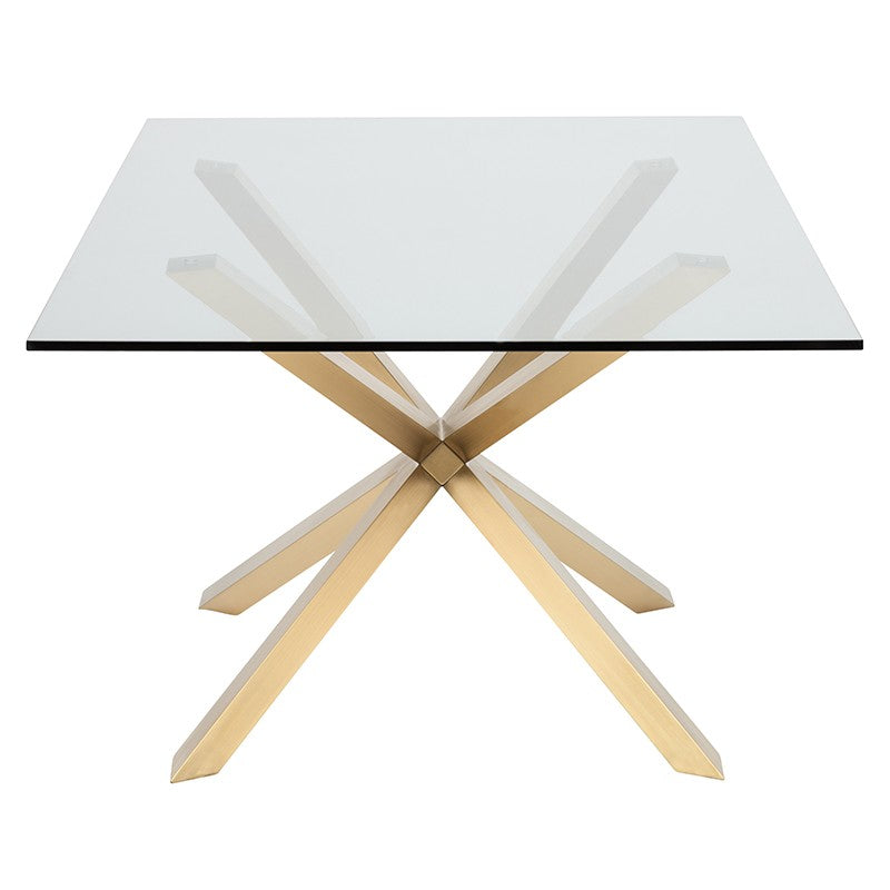 Couture Glass Top Dining Table