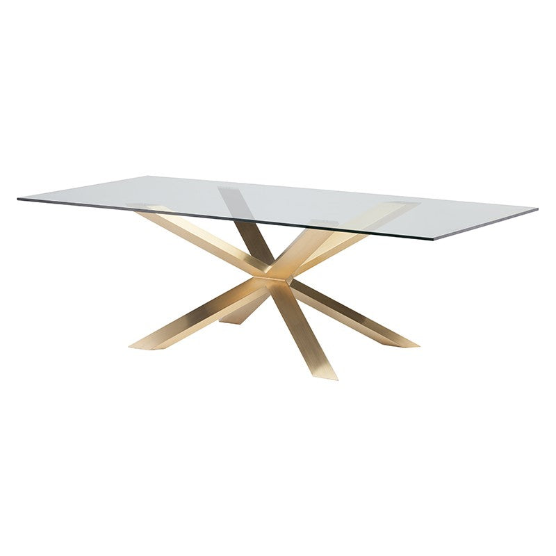 Couture Glass Top Dining Table