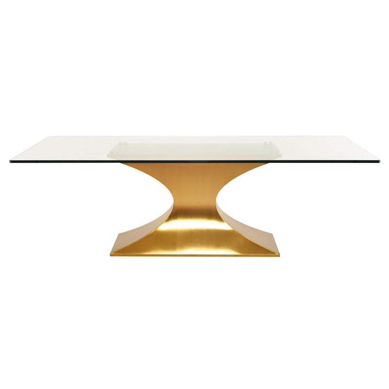 Praetorian Glass Dining Table 94"