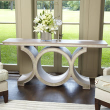 Load image into Gallery viewer, Link 72&quot; Console Table Grey/Silver