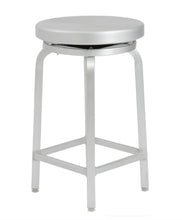 Load image into Gallery viewer, Miller-C Swivel 30&quot; Bar Stool Matte Aluminum