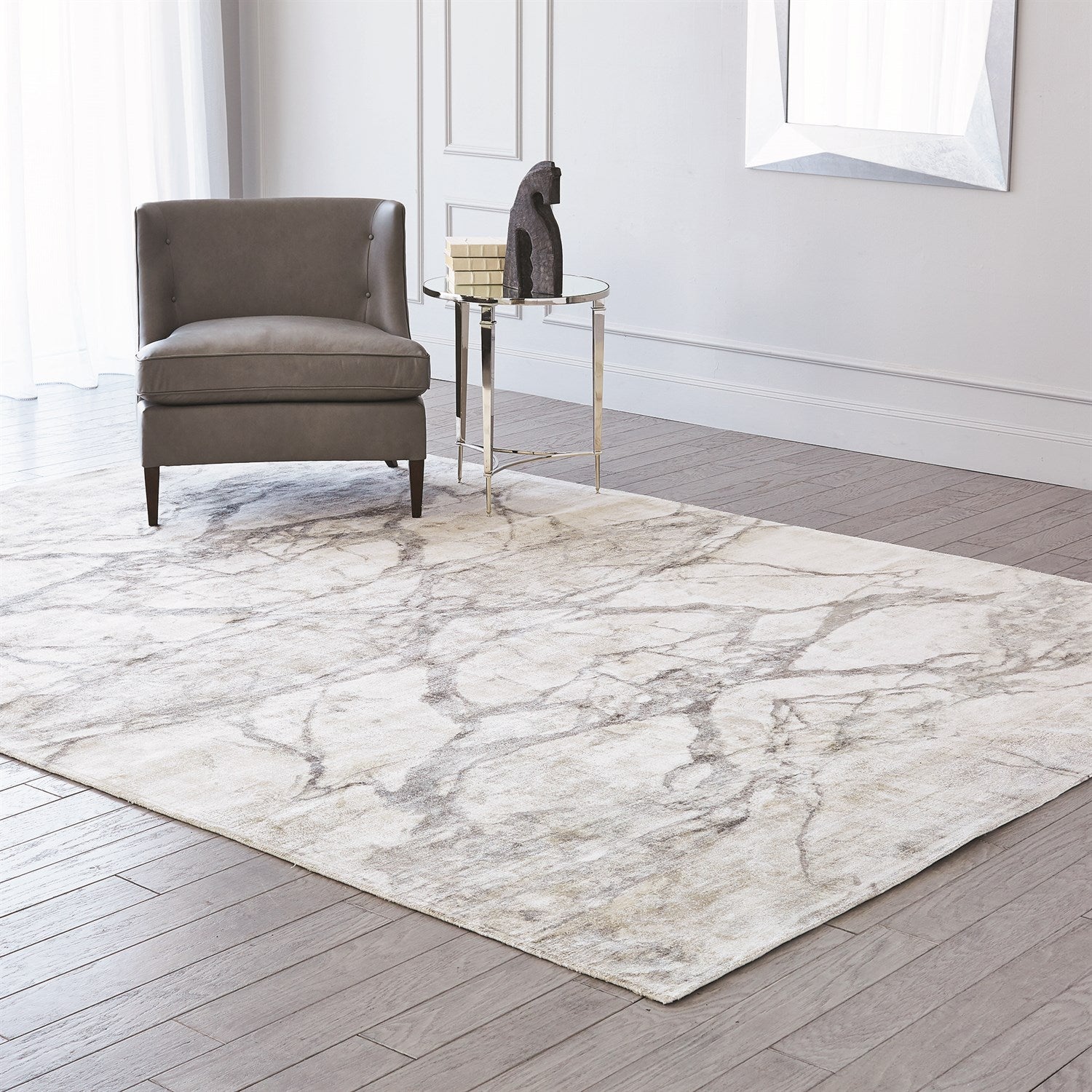 Mirror Match Marble Rug