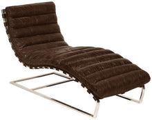 Load image into Gallery viewer, Oviedo Leather Chaise Lounge