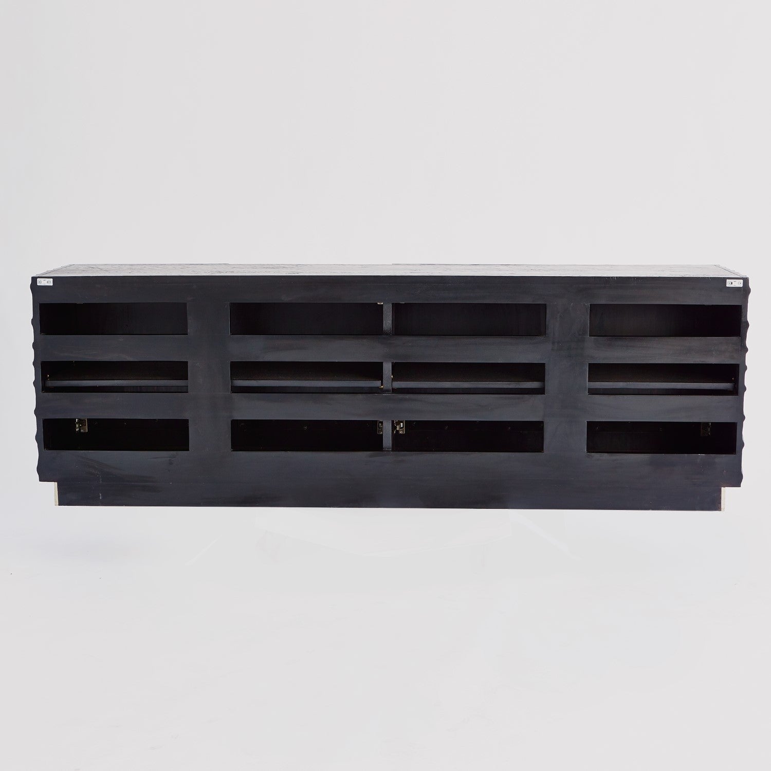 Pleated Media Cabinet Storage