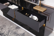 Load image into Gallery viewer, Paramount Sideboard With Gold Accents