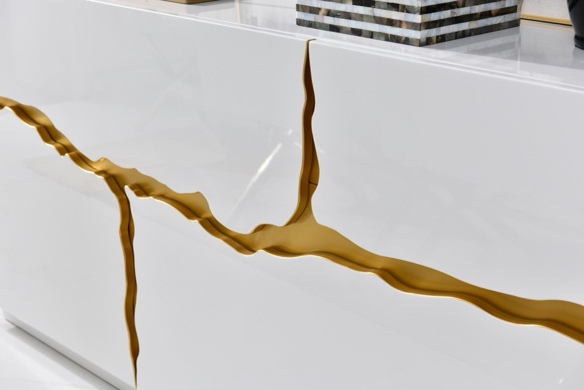 Paramount Sideboard With Gold Accents