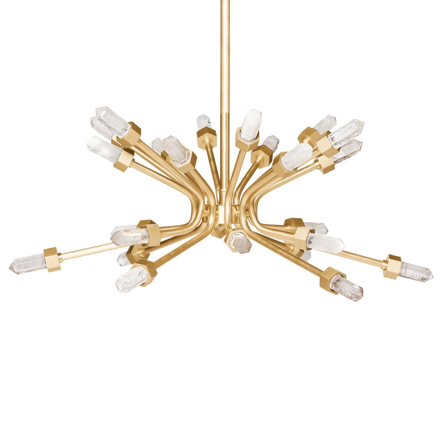 Quartz Burst Chandelier
