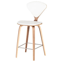 Load image into Gallery viewer, Satine Counter Stool in Leather Seat