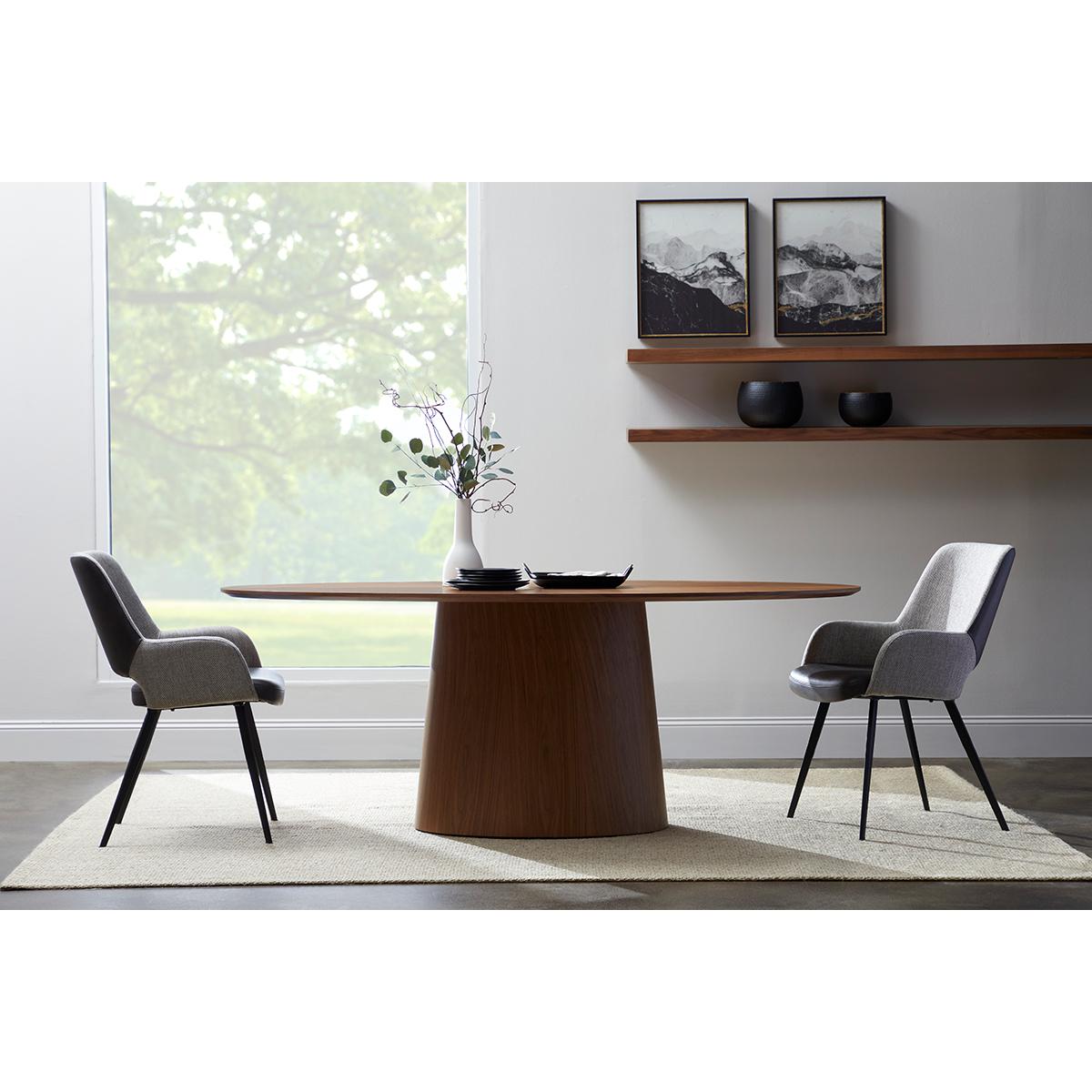 Serena 79" Oval Dining Table