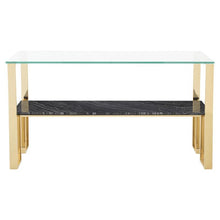 Load image into Gallery viewer, Tierra Console Table Black Marble