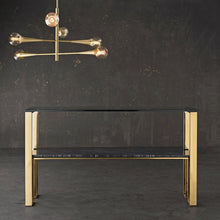 Load image into Gallery viewer, Tierra Console Table Black Marble