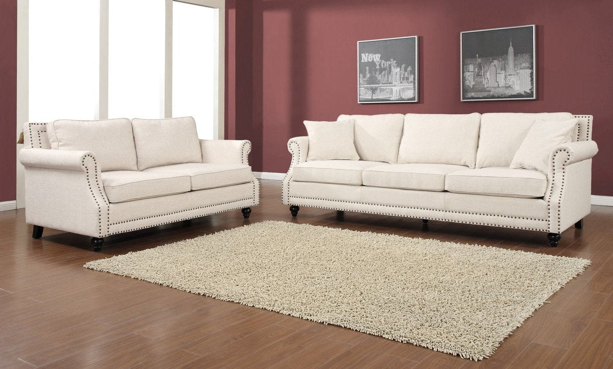 Camden Linen Loveseat