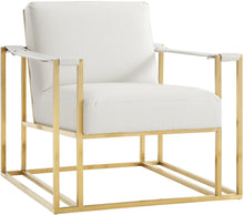 Load image into Gallery viewer, Baxter Ostrich Print Chair in Cream