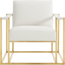 Load image into Gallery viewer, Baxter Ostrich Print Chair in Cream