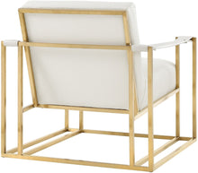 Load image into Gallery viewer, Baxter Ostrich Print Chair in Cream