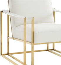 Load image into Gallery viewer, Baxter Ostrich Print Chair in Cream