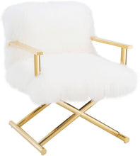 Load image into Gallery viewer, Jodi White Sheepskin Chair