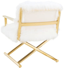 Load image into Gallery viewer, Jodi White Sheepskin Chair
