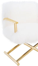 Load image into Gallery viewer, Jodi White Sheepskin Chair