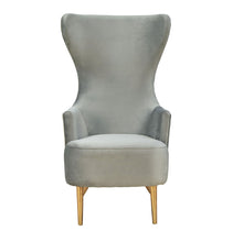 Load image into Gallery viewer, Julia Grey Wingback Chair By Inspire Me! Home Decor