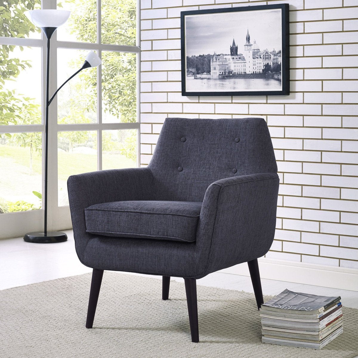 Clyde Linen Chair