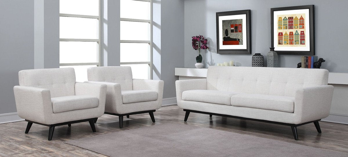 James Linen Chair