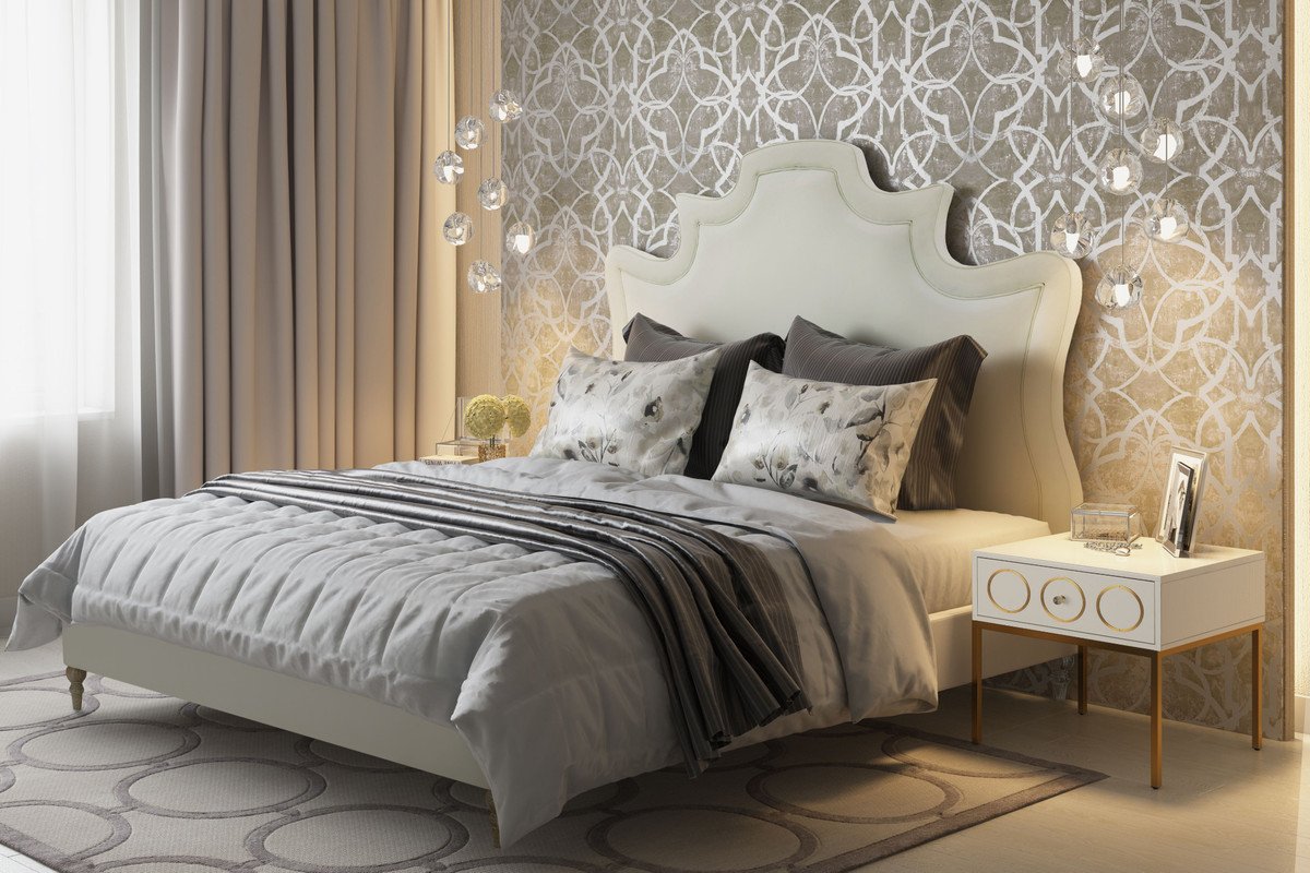 Serenity Velvet Bed in Queen