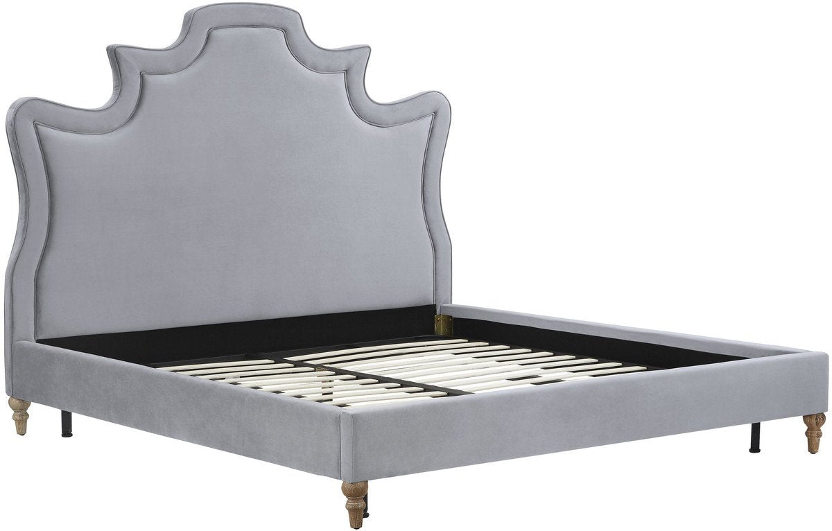 Serenity Velvet Bed in Queen