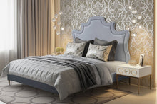 Load image into Gallery viewer, Serenity Velvet Bed in Queen
