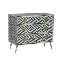 Load image into Gallery viewer, Kadiri Black and White Bone Inlay Dresser