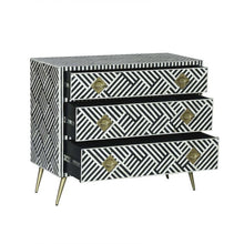 Load image into Gallery viewer, Kadiri Black and White Bone Inlay Dresser