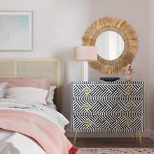 Load image into Gallery viewer, Kadiri Black and White Bone Inlay Dresser