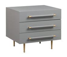Load image into Gallery viewer, Trident Grey Nightstand