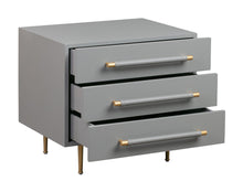 Load image into Gallery viewer, Trident Grey Nightstand