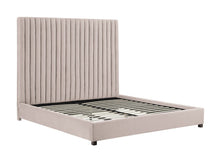 Load image into Gallery viewer, Arabelle Blush Velvet Bed in Queen