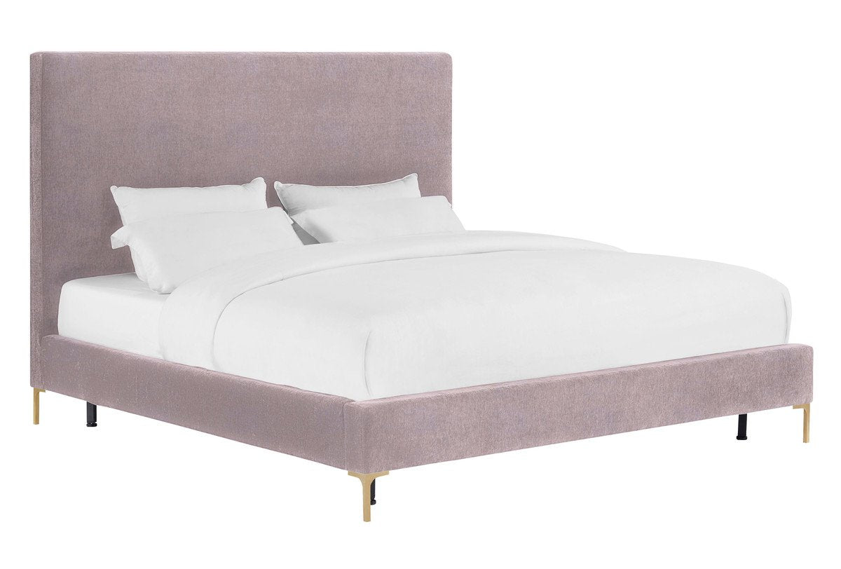 Delilah Textured Velvet Bed in Queen