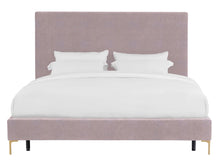 Load image into Gallery viewer, Delilah Textured Velvet Bed in Queen