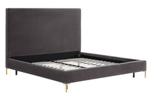 Load image into Gallery viewer, Delilah Textured Velvet Bed in Queen