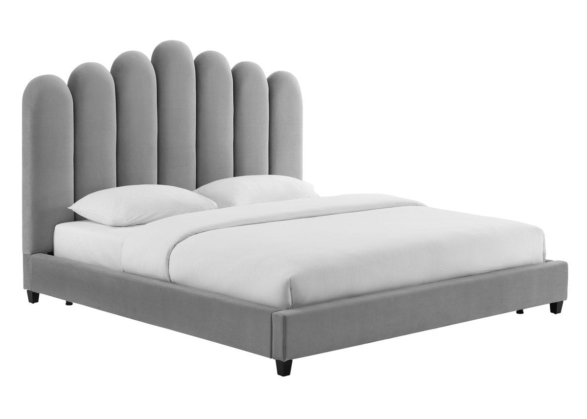 Celine Velvet Bed in Queen By Inspire Me! Home Decor