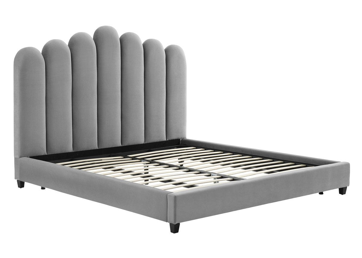 Celine Velvet Bed in Queen By Inspire Me! Home Decor
