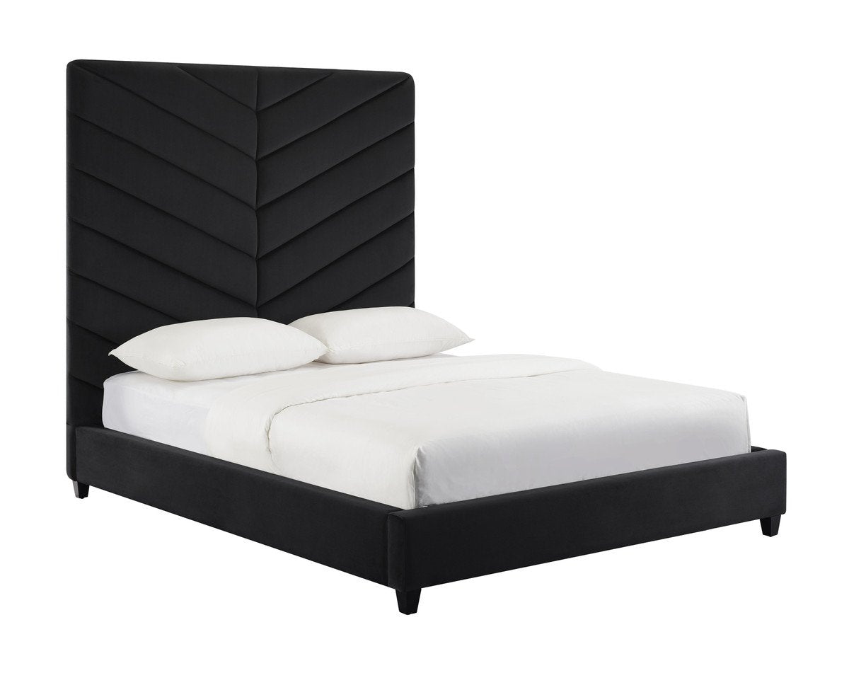 Javan Velvet Bed in King