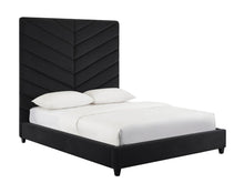 Load image into Gallery viewer, Javan Velvet Bed in King