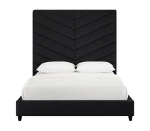 Load image into Gallery viewer, Javan Velvet Bed in King