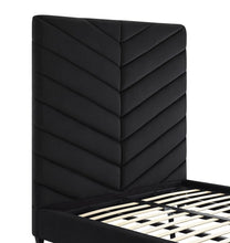 Load image into Gallery viewer, Javan Velvet Bed in King