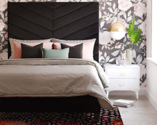 Load image into Gallery viewer, Javan Velvet Bed in King